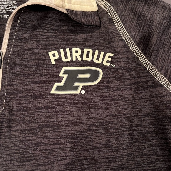 #37 Purdue Quarter Zip School Colors Size Women’s M - Picture 3 of 4